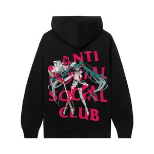 ASSC x Goodsmile Racing Virtual Echo Hatsune Miku Hoodie Balck Back