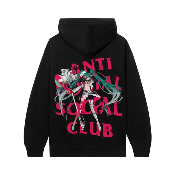 ASSC x Goodsmile Racing Virtual Echo Hatsune Miku Hoodie Balck Back