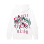 ASSC x Goodsmile Racing Virtual Echo Hatsune Miku Hoodie White Back