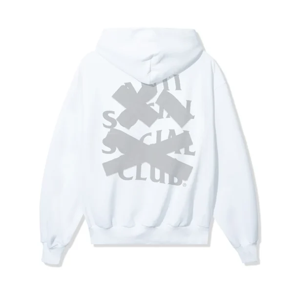 ASSC Cancelled Tonal Hoodie White Back