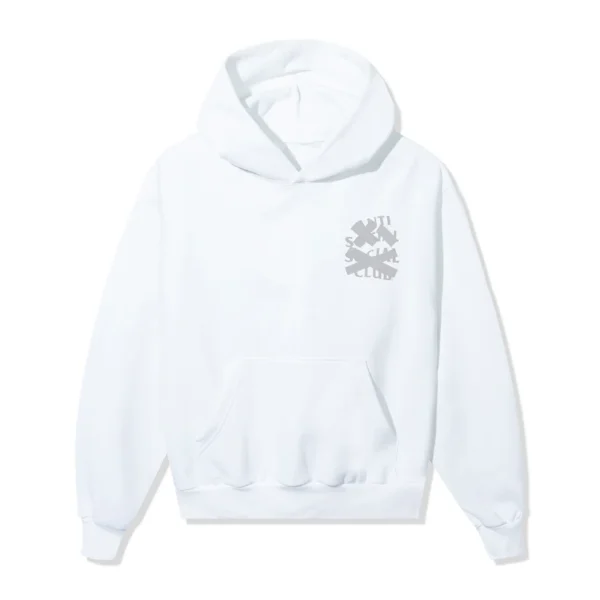 ASSC Cancelled Tonal Hoodie White front