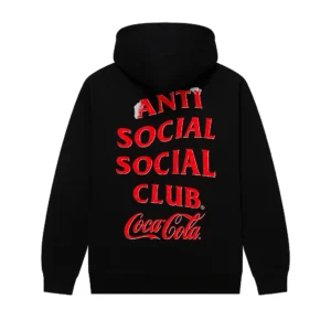 ASSC CocaCola Drink Hoodie Back - Black