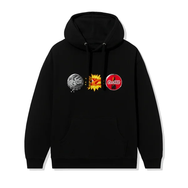 ASSC CocaCola Drink Hoodie Front - Black