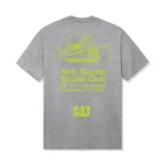 ASSC X CAT Company Tee back Ath Heather