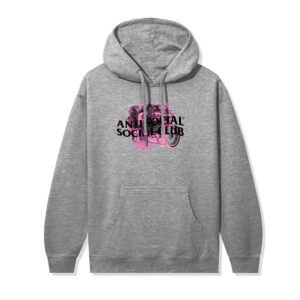 ASSC X CAT Diesel Hoodie Ath Heather Front