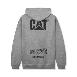 ASSC X CAT Excavator Hoodie Ath Heather Back