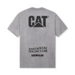 ASSC X CAT Excavator Tee back Ath Heather
