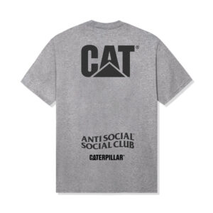 ASSC X CAT Excavator Tee back Ath Heather