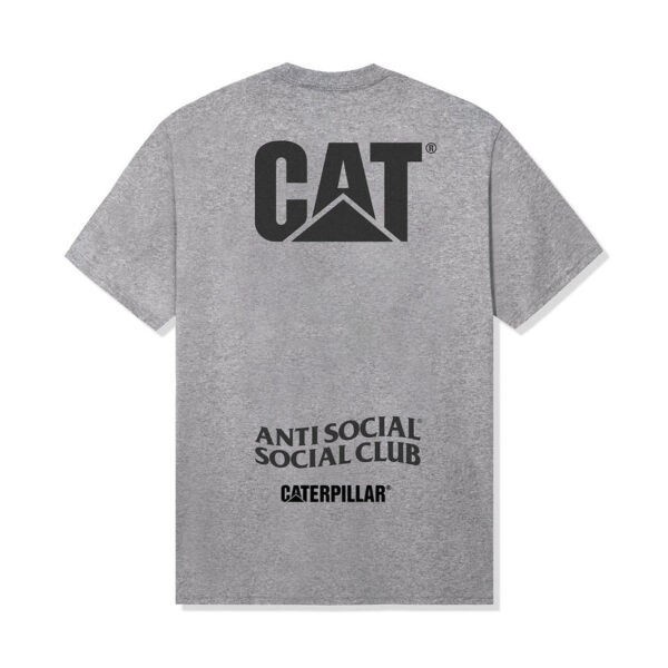 ASSC X CAT Excavator Tee back Ath Heather
