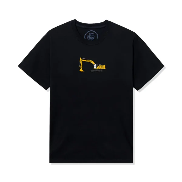 ASSC X CAT Excavator Tee front black