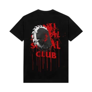 ASSC x Doom Shield Saw Tee Black Back