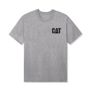 Premium CAT Rock Tee front Ath Heather