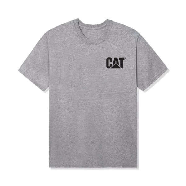 Premium CAT Rock Tee front Ath Heather
