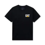 premium CAT Rock Tee front black
