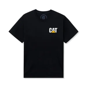 premium CAT Rock Tee front black