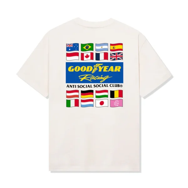 ASSC X Goodyear Catch The Feeling Tee back natural