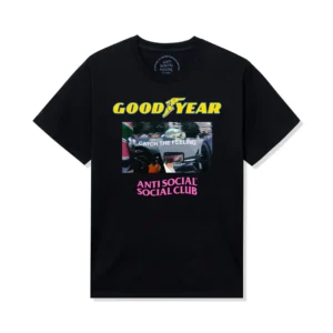 ASSC X Goodyear Catch The Feeling Tee front black