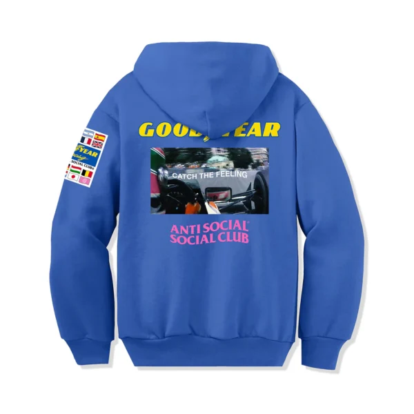 ASSC X Goodyear Catch The Feeling Zip Hoodie Royal
