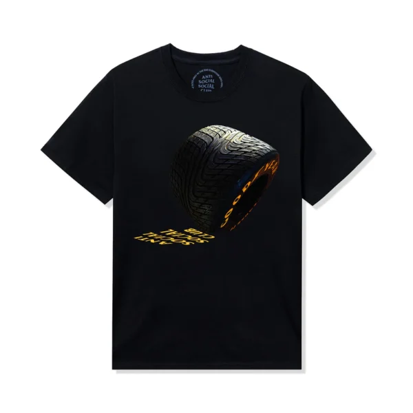 ASSC X Goodyear Wet Tire Tee front black